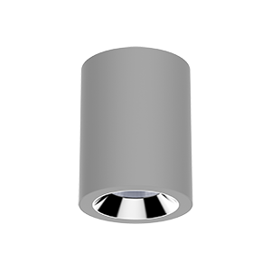 Светодиодный светильник VARTON DL-02 Tube накладной 220х150 мм 55 Вт 4000 K 35° RAL7045 серый муар